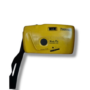 Panoramic Film Photography Camera One Size Yellow Black